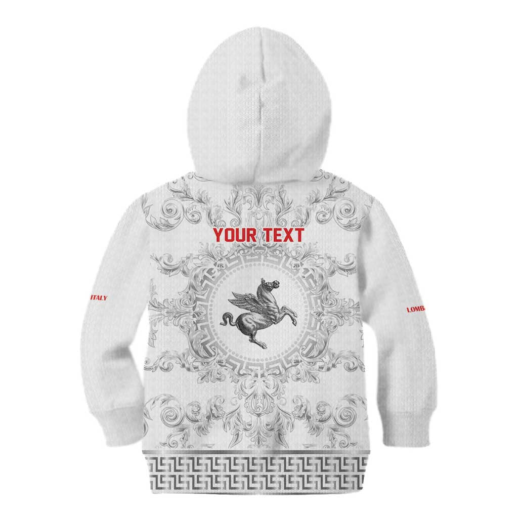 Personalized Italy Tuscany Kid Hoodie Baroque Motif