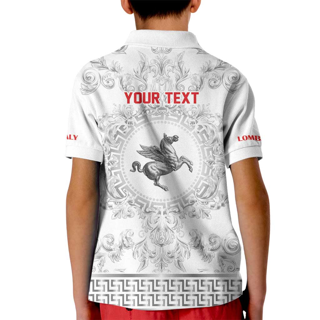 Personalized Italy Tuscany Kid Polo Shirt Baroque Motif