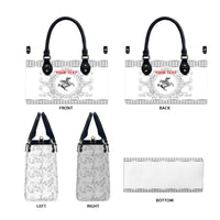 Personalized Italy Tuscany Leather Bag Baroque Motif