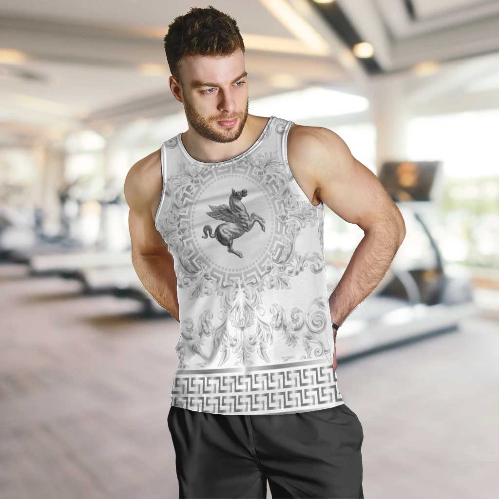 Personalized Italy Tuscany Men Tank Top Baroque Motif