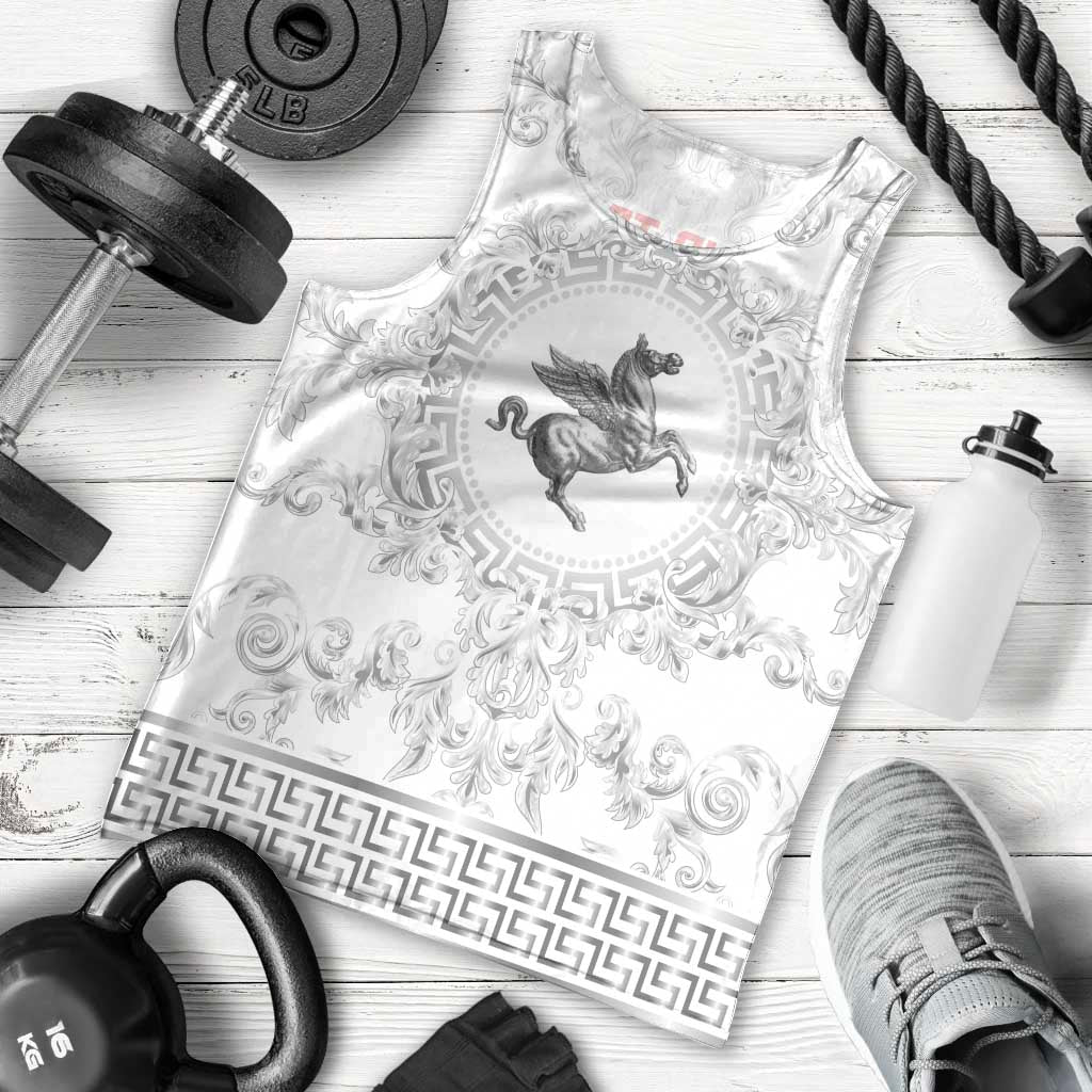 Personalized Italy Tuscany Men Tank Top Baroque Motif