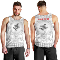 Personalized Italy Tuscany Men Tank Top Baroque Motif