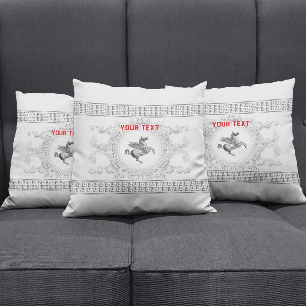 Personalized Italy Tuscany Pillow Cover Baroque Motif
