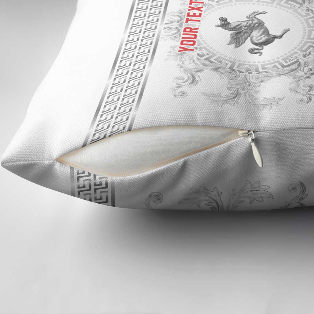 Personalized Italy Tuscany Pillow Cover Baroque Motif