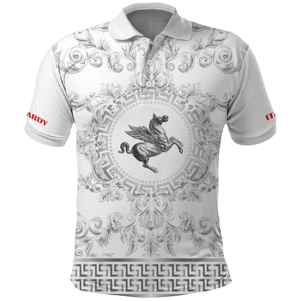 Personalized Italy Tuscany Polo Shirt Baroque Motif