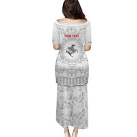 Personalized Italy Tuscany Puletasi Baroque Motif