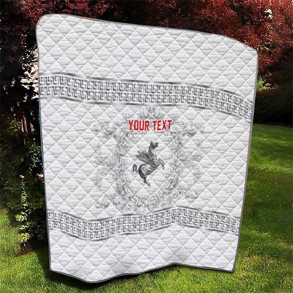 Personalized Italy Tuscany Quilt Baroque Motif