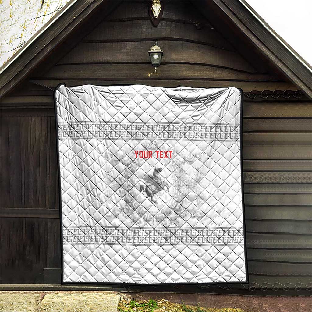 Personalized Italy Tuscany Quilt Baroque Motif