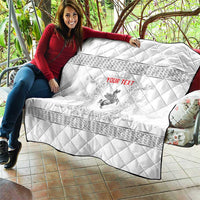 Personalized Italy Tuscany Quilt Baroque Motif