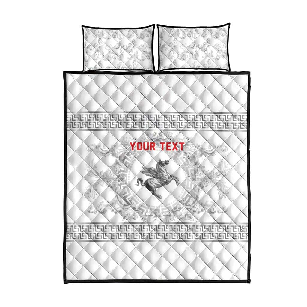 Personalized Italy Tuscany Quilt Bed Set Baroque Motif