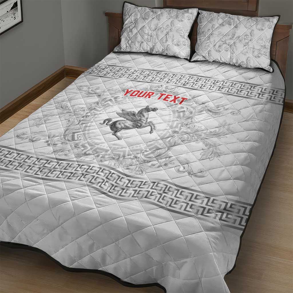 Personalized Italy Tuscany Quilt Bed Set Baroque Motif