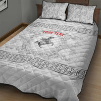 Personalized Italy Tuscany Quilt Bed Set Baroque Motif