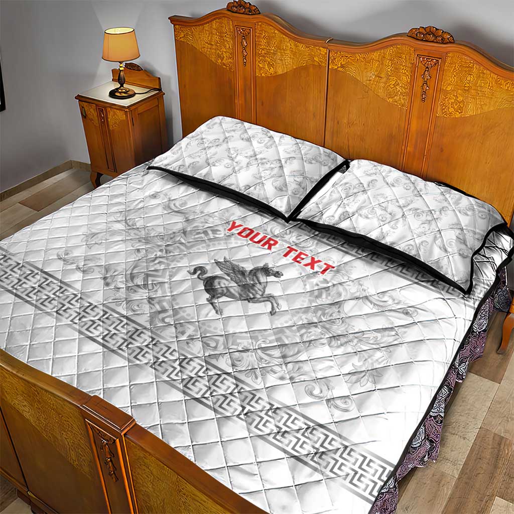 Personalized Italy Tuscany Quilt Bed Set Baroque Motif