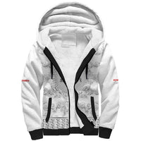 Personalized Italy Tuscany Sherpa Hoodie Baroque Motif