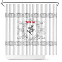 Personalized Italy Tuscany Shower Curtain Baroque Motif