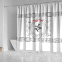 Personalized Italy Tuscany Shower Curtain Baroque Motif