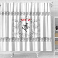 Personalized Italy Tuscany Shower Curtain Baroque Motif
