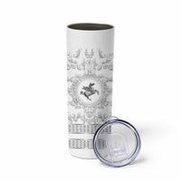 Personalized Italy Tuscany Skinny Tumbler Baroque Motif