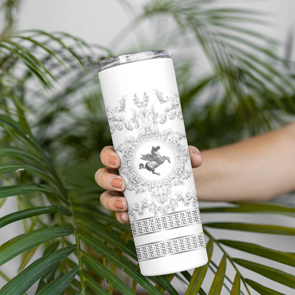 Personalized Italy Tuscany Skinny Tumbler Baroque Motif