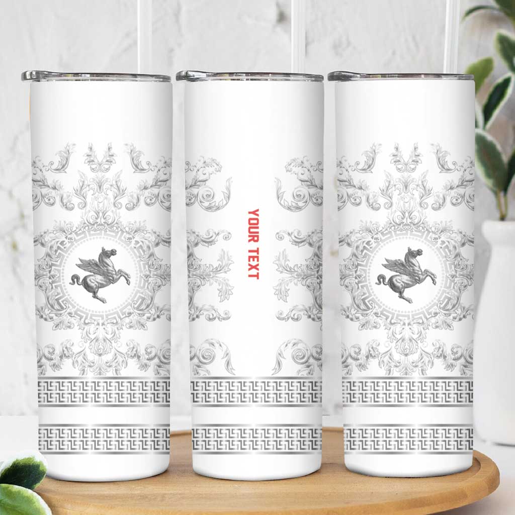 Personalized Italy Tuscany Skinny Tumbler Baroque Motif