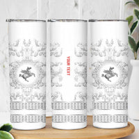 Personalized Italy Tuscany Skinny Tumbler Baroque Motif