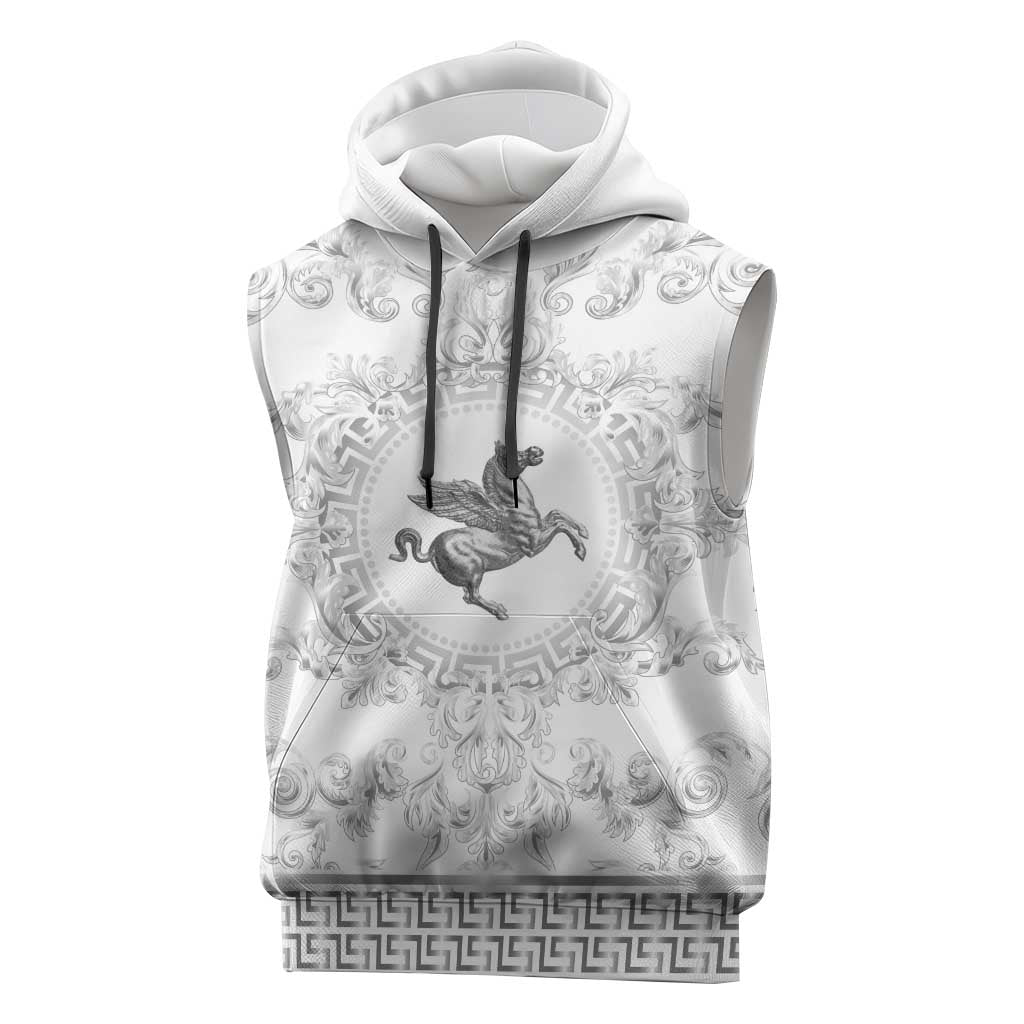 Personalized Italy Tuscany Sleeveless Hoodie Baroque Motif