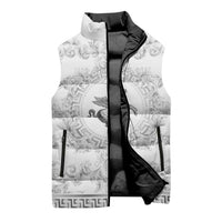 Personalized Italy Tuscany Sleeveless Puffer Jacket Baroque Motif
