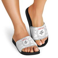 Personalized Italy Tuscany Slide Sandals Baroque Motif