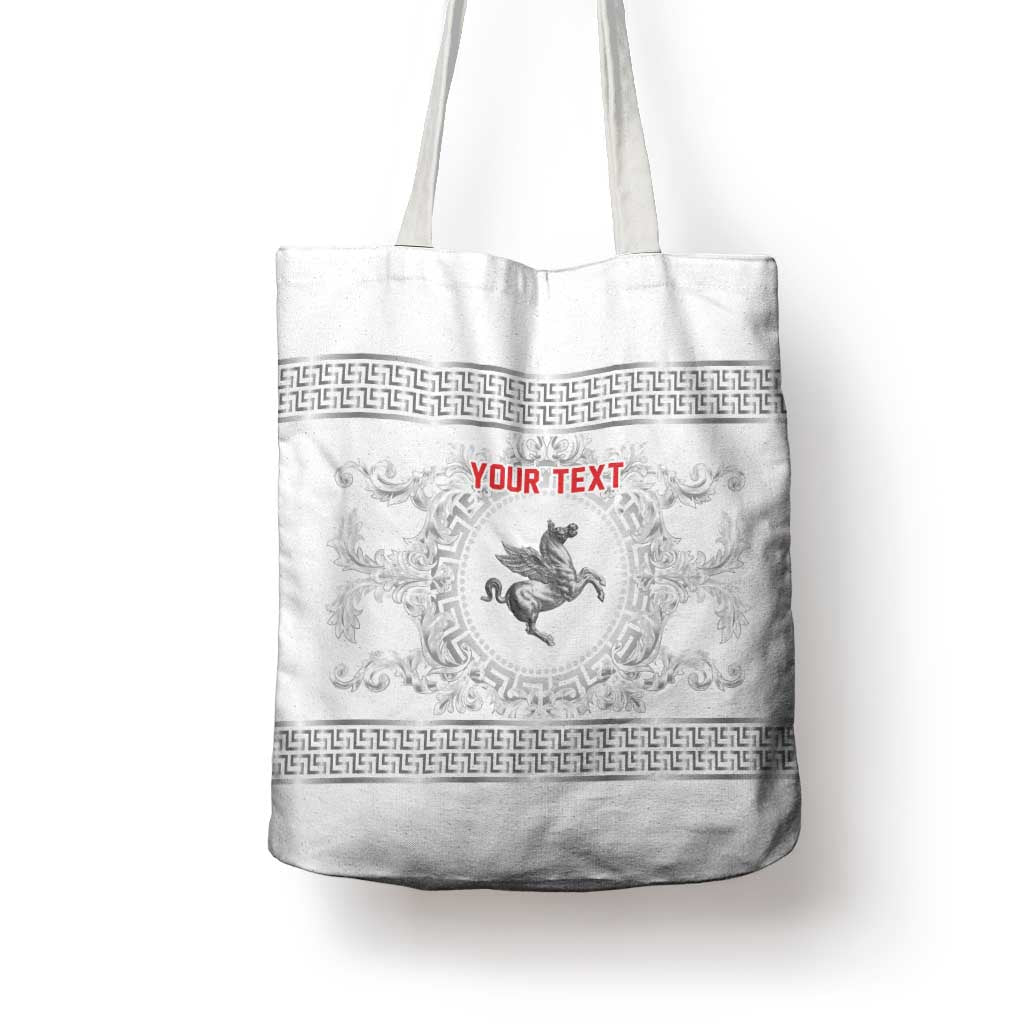 Personalized Italy Tuscany Tote Bag Baroque Motif