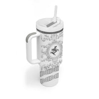 Personalized Italy Tuscany Tumbler With Handle Baroque Motif