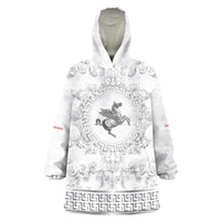 Personalized Italy Tuscany Wearable Blanket Hoodie Baroque Motif