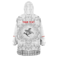 Personalized Italy Tuscany Wearable Blanket Hoodie Baroque Motif