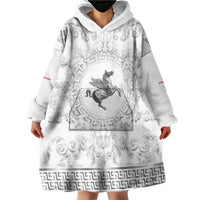 Personalized Italy Tuscany Wearable Blanket Hoodie Baroque Motif