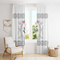 Personalized Italy Tuscany Window Curtain Baroque Motif