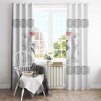 Personalized Italy Tuscany Window Curtain Baroque Motif