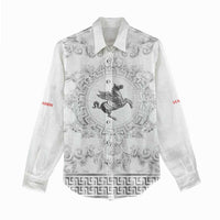 Personalized Italy Tuscany Women Casual Shirt Baroque Motif