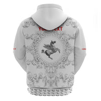 Personalized Italy Tuscany Zip Hoodie Baroque Motif