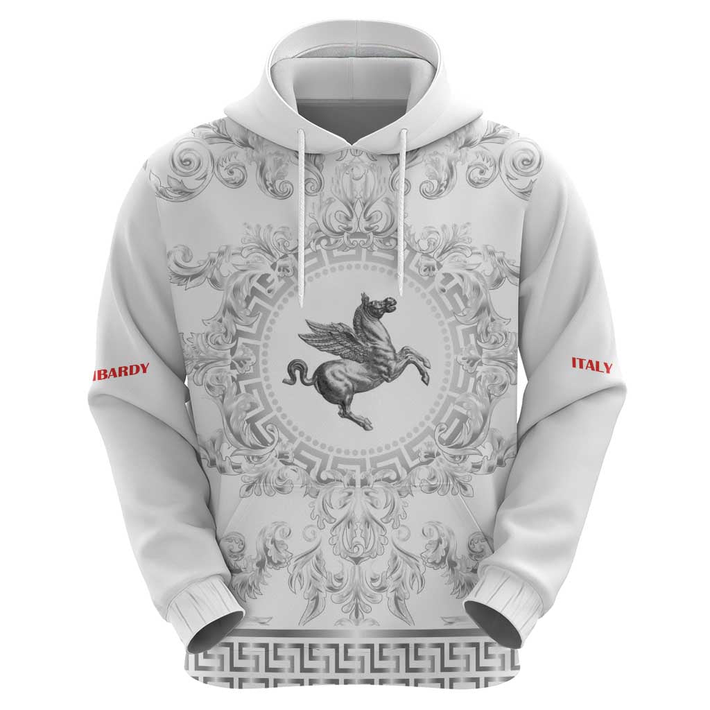 Personalized Italy Tuscany Zip Hoodie Baroque Motif