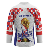 Croatia World Football Personalized Hockey Jersey Vatreni Take Me To America 2026 White