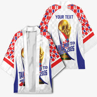 Croatia World Football Personalized Kimono Vatreni Take Me To America 2026 White