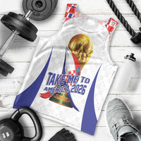 Croatia World Football Personalized Men Tank Top Vatreni Take Me To America 2026 White