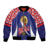 Croatia World Football Personalized Bomber Jacket Vatreni Take Me To America 2026 Blue