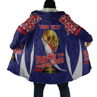 Croatia World Football Personalized Cloak Vatreni Take Me To America 2026 Blue