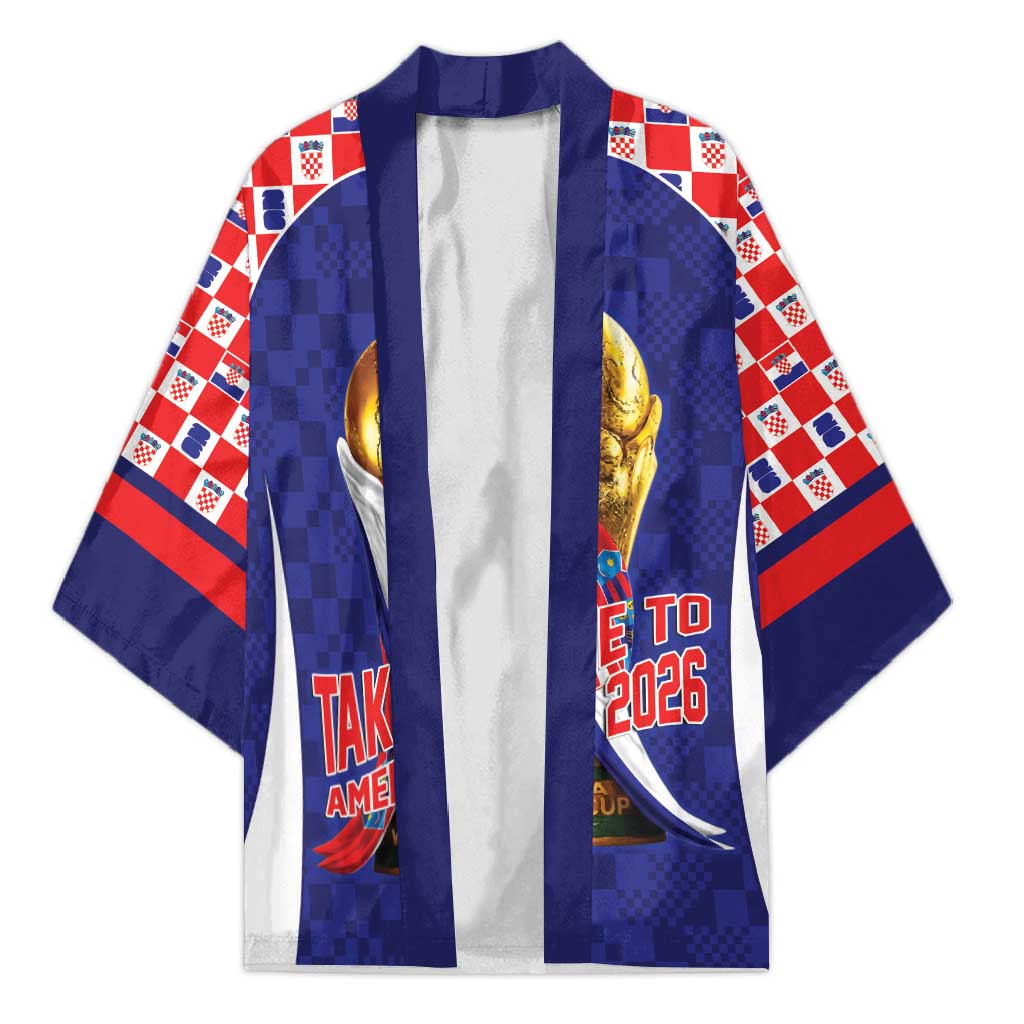 Croatia World Football Personalized Kimono Vatreni Take Me To America 2026 Blue