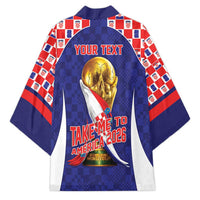 Croatia World Football Personalized Kimono Vatreni Take Me To America 2026 Blue