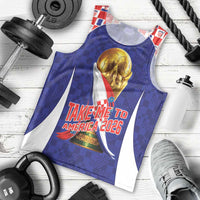 Croatia World Football Personalized Men Tank Top Vatreni Take Me To America 2026 Blue