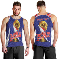 Croatia World Football Personalized Men Tank Top Vatreni Take Me To America 2026 Blue