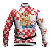 Croatia World Football Custom Baseball Jacket Vatreni Croatian Heritage