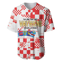 Croatia World Football Custom Baseball Jersey Vatreni Croatian Heritage