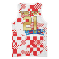 Croatia World Football Custom Basketball Jersey Vatreni Croatian Heritage